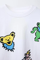 GRATEFUL DEAD AND RHINO ENTERTAINMENT © PRINTED T-SHIRT