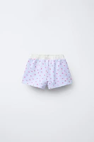 LACE FLORAL SHORTS
