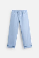 PANTALON DE PYJAMA CONTRASTÉ