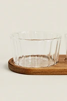SET OF BOWLS WITH TRAY