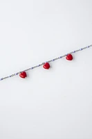 HEART NECKLACE AND TWO RINGS SET