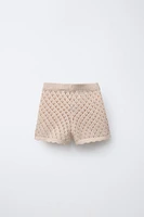 SHORT EN MAILLE
