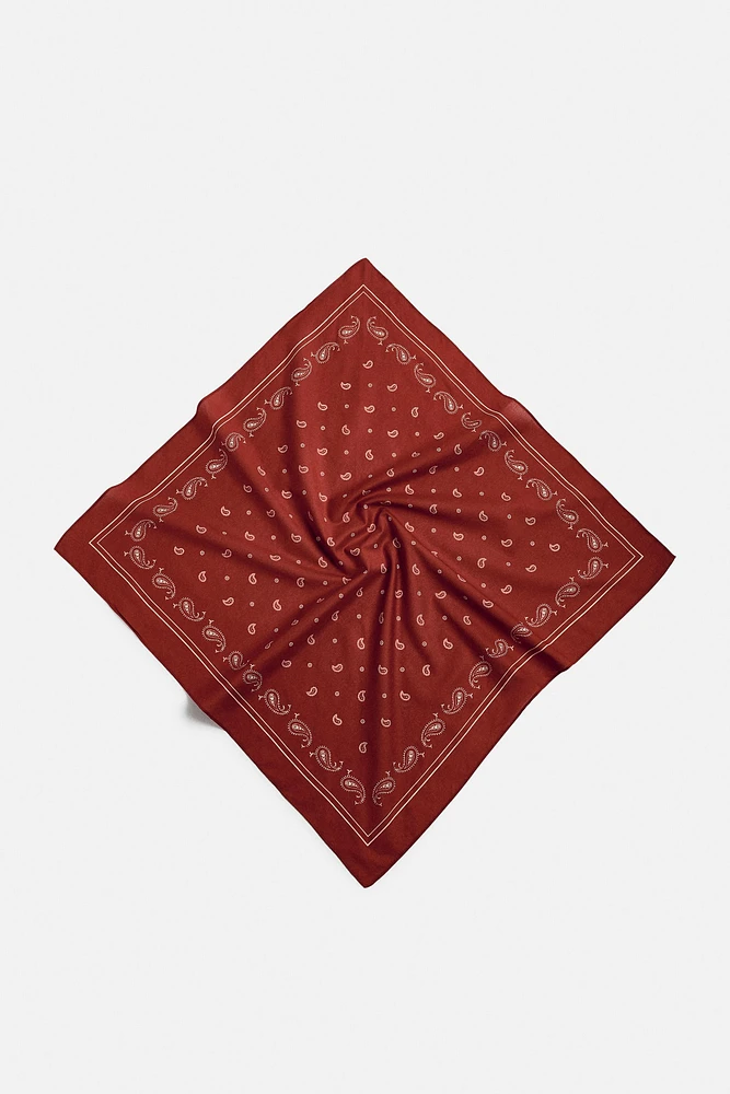 BANDANA À IMPRIMÉ CACHEMIRE