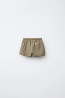 1-6 ANS/ BERMUDA DE BAIN TEXTURÉ