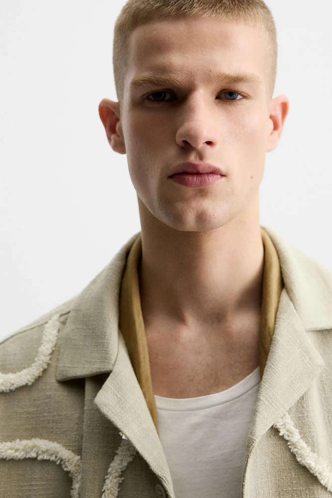 TEXTURED RELAXED FIT SHIRT