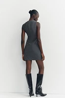 SHORT DRESS WITH RUCHING