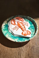 LOT 20 SERVIETTES DE TABLE PAPIER LANGOUSTE