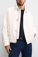 MIXED COLLAR JACKET