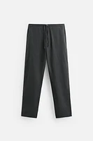 COTTON LINEN PANTS