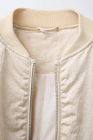 SATEEN BOMBER JACKET