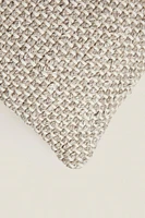 PLAITED THROW PILLOW COVER
