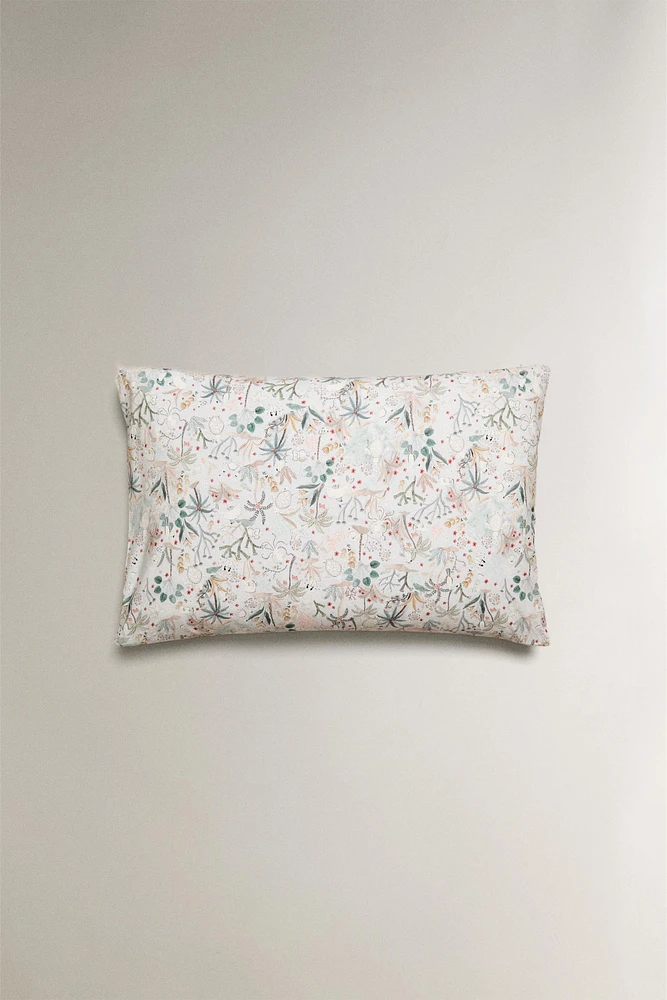 CHILDREN’S SEA PRINT PILLOWCASE