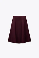 BASIC KNIT MIDI SKIRT