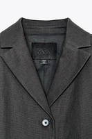 ZW COLLECTION LINEN FROCK COAT