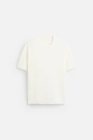 T-SHIRT EN MAILLE RELAXED FIT