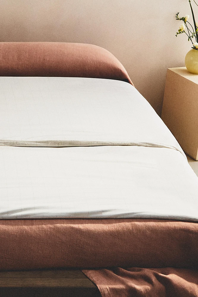 STRIPED DUVET COVER