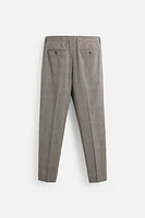 PLAID SUIT PANTS