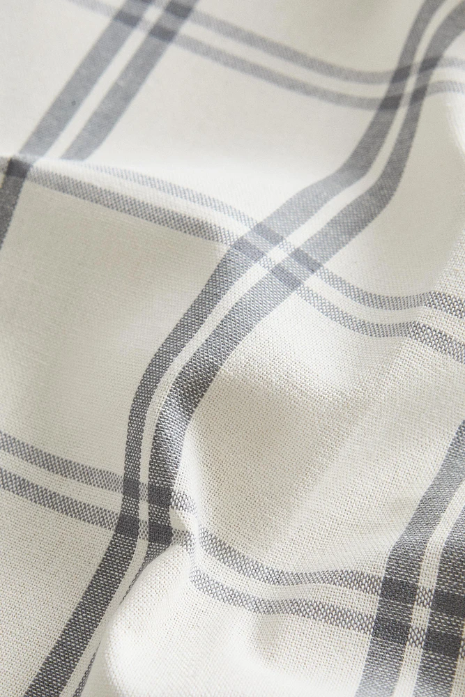 CHECK COTTON NAPKINS (SET OF 2
