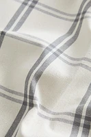 CHECK COTTON NAPKINS (SET OF 2