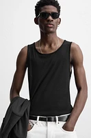 SEMI-SHEER TANK TOP