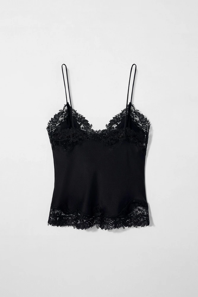 SILK CAMISOLE TOP KATE MOSS X ZARA