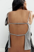 JEWEL OPEN BACK TOP