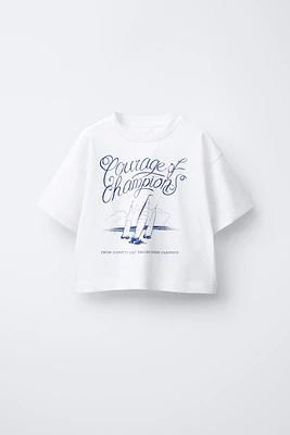NAUTICAL PRINT T-SHIRT