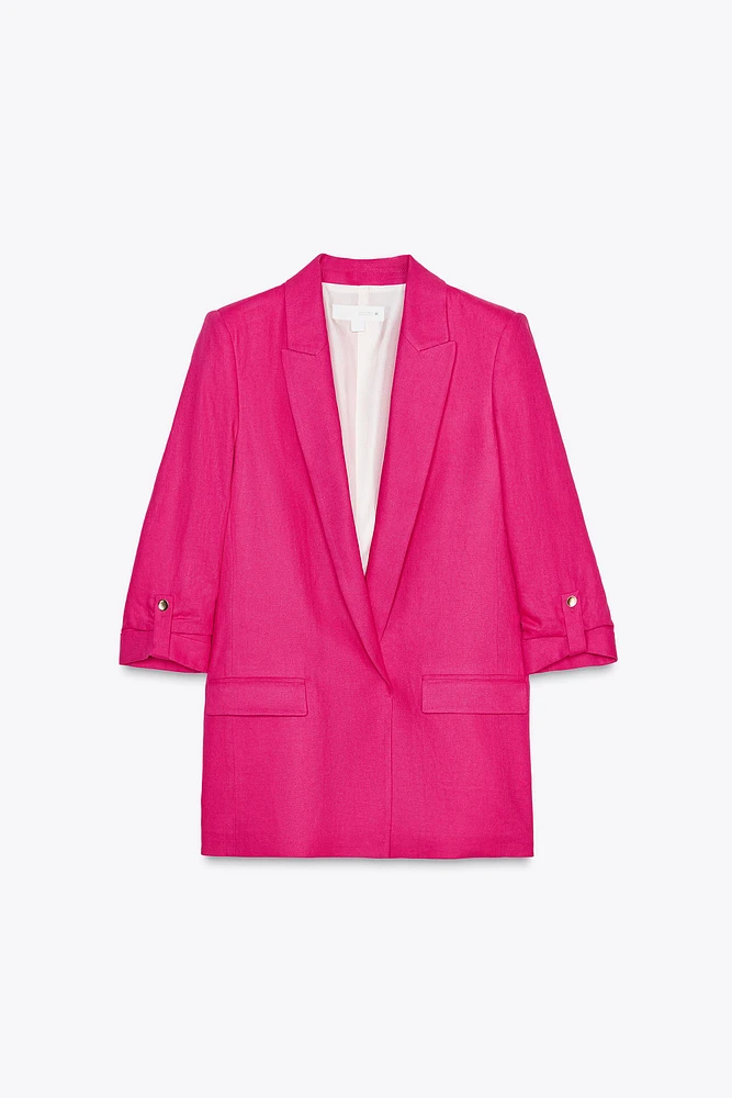 VESTE À MANCHES RETROUSSÉES