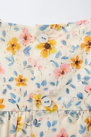 FLORAL DRESS AND BOTTOMS