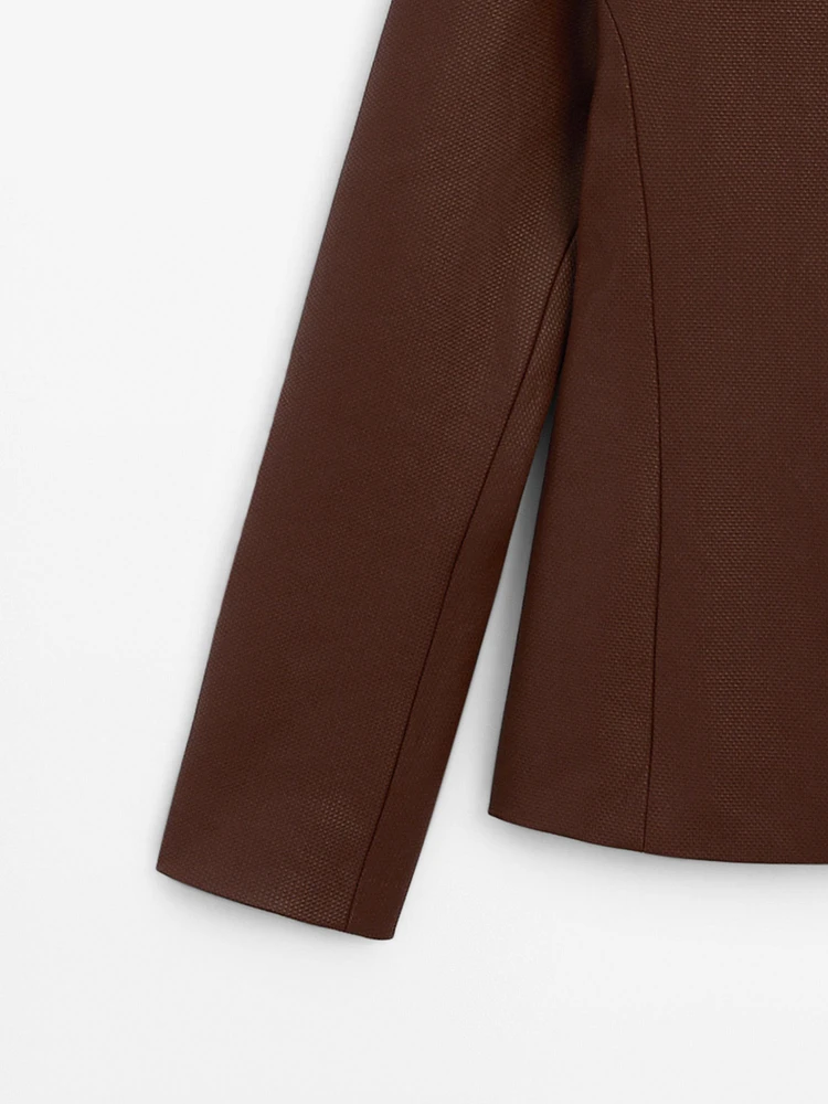 Blazer à col en V - Studio