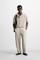 FLOWY POLO SHIRT