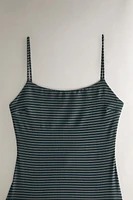 HORIZONTAL STRIPE BEACH SWIMSUIT