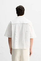 CHEMISE RELAXED FIT ENTRE-DEUX