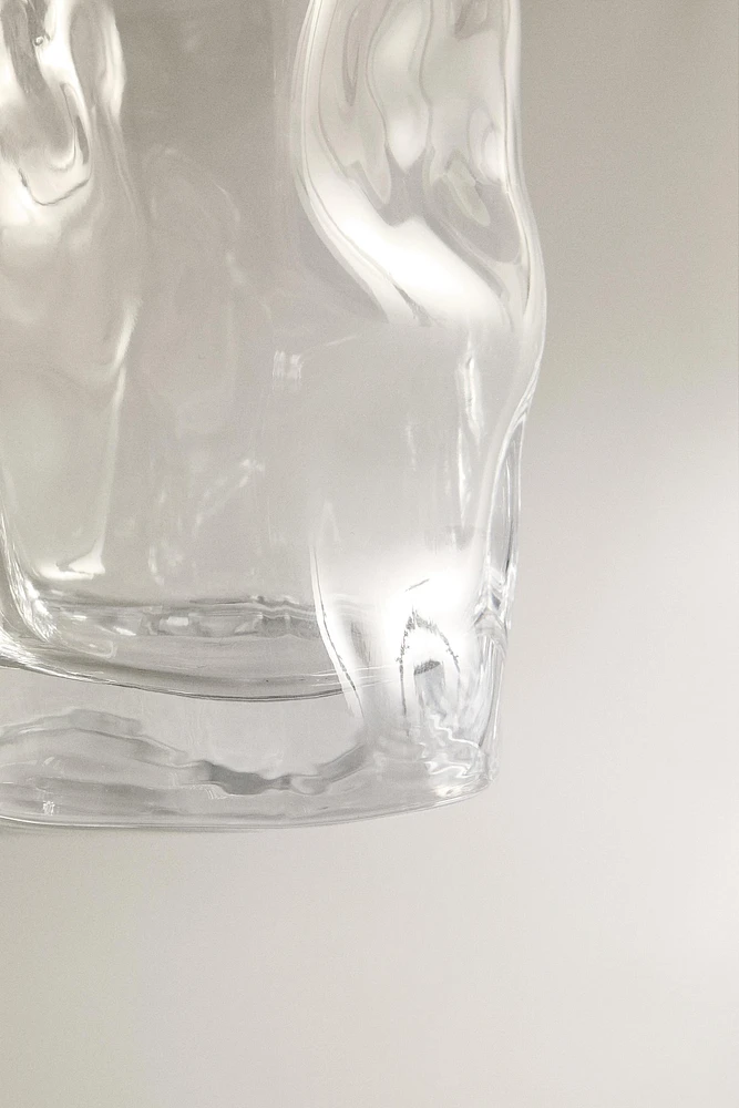 WAVY GLASS TUMBLER