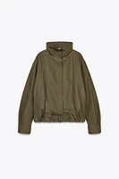 BUCKLE BOMBER JACKET ZW COLLECTION