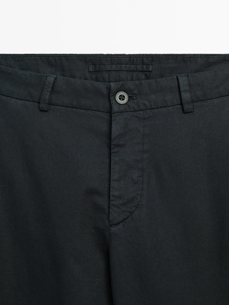 Slim fit trousers