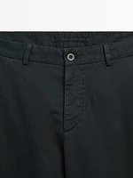 Slim fit trousers