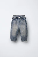 RIPPED BAGGY JEANS