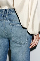 STRAIGHT CUT MID RISE JEANS ZW COLLECTION