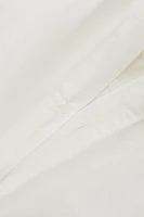 DUVET COVER WITH LINEN BORDER