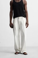 PANTALON COUPE DÉCONTRACTÉE CEINTURE