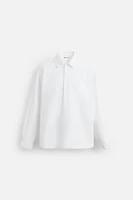 LINEN - COTTON POLO SHIRT