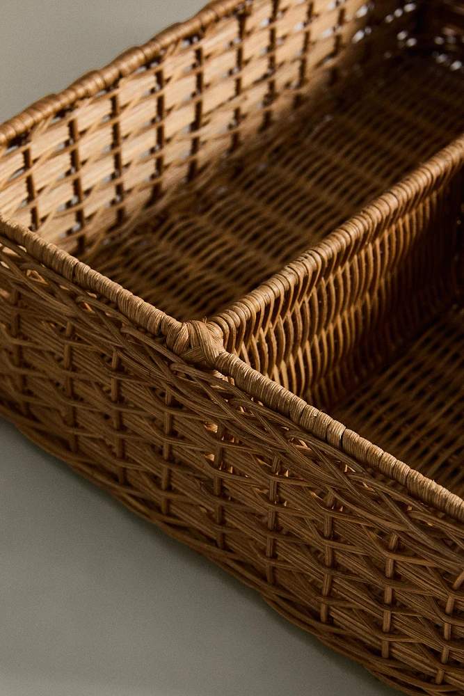 GRAND PANIER À RANGEMENT ENFANT ROTIN