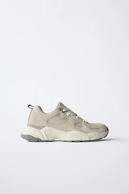PIECED SNEAKERS