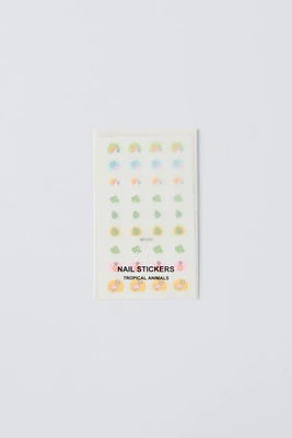 TROPICAL ANIMALS ZARA NAIL STICKERS