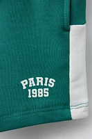 TEXT JOGGING SHORTS