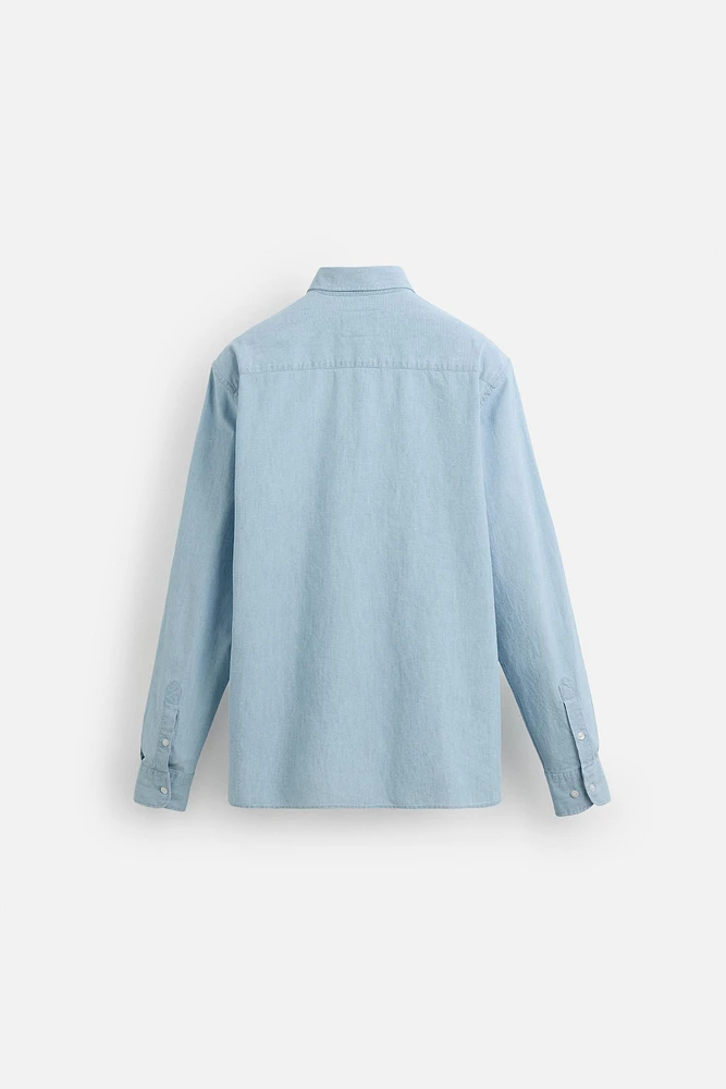CHEMISE STRUCTURÉE CHAMBRAY