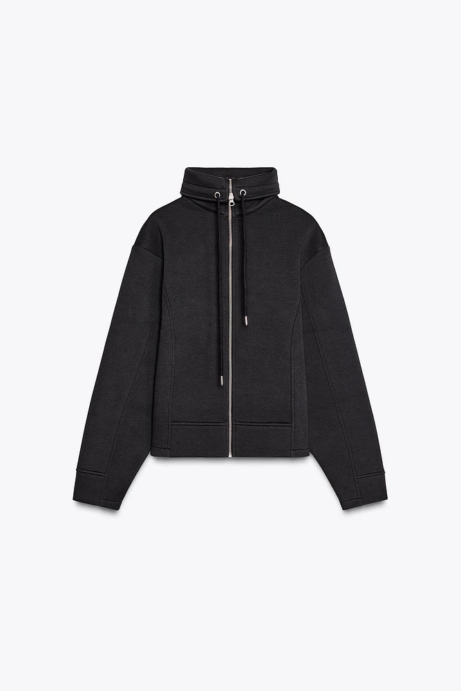 VESTE PIQUÉ ZIP