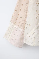 KIMONO PATCHWORK BRODERIE SUISSE