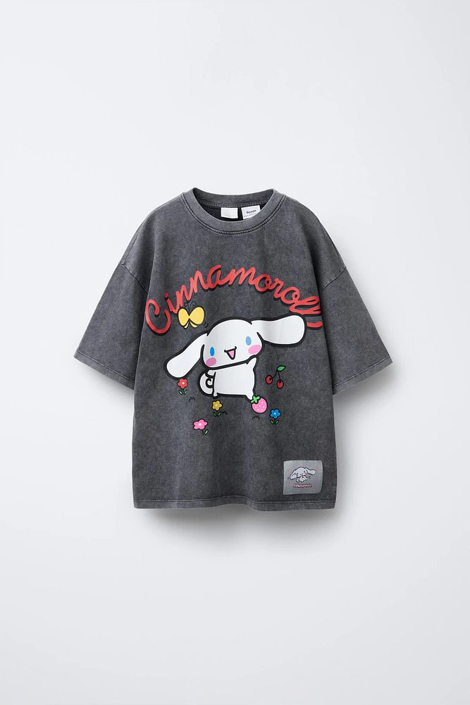 CINNAMOROLL © SANRIO PRINT WASHED EFFECT T-SHIRT
